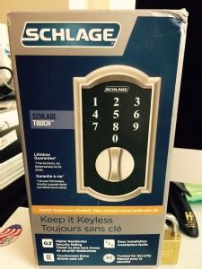 How To Open A Schlage Keyless Touchscreen Deadbolt Lock In Seconds Mr