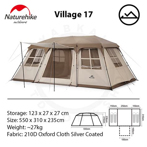 Naturehike Village Automatic Tent Lazada Ph