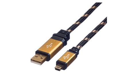 11888821 Roline Gold Kabel Usb A Stecker Usb Mini B Stecker 5