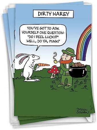 Amazon Nobleworks Pack Of Funny St Patrick S Day Greeting