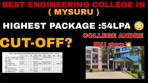 Top Engineering College In Mysore Jss Science And Technical University