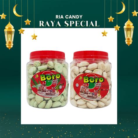 G Boro Cookies Ori Pandan Biskut Raya Kuih Bangkit Shopee