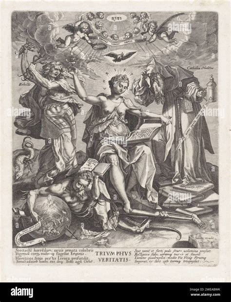 Triumph Van De Waarheid Anonymous After Johannes Wierix After