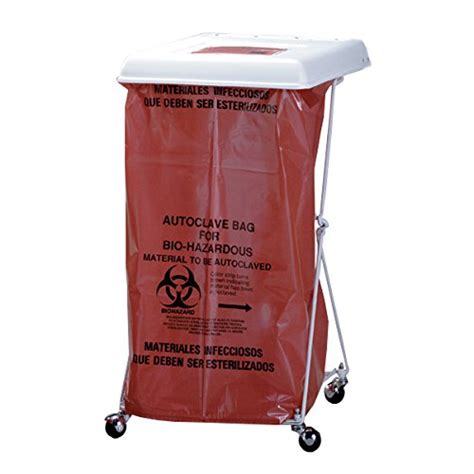 Medegen 5054 Biohazard Waste Bag Redprinted 175 Mil Gauge 38 X 45