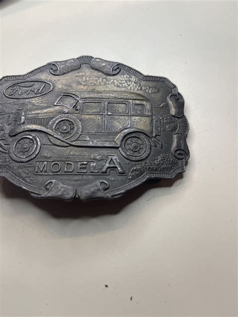 Vintage Ford Model A Antique Car Belt Buckle By Lewis Gem