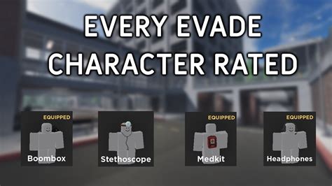 Every Evade Character Showcased And Rated Evade Roblox Youtube