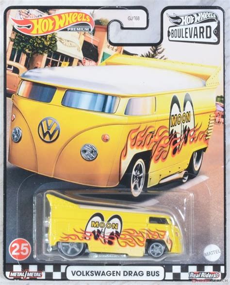 Jual Hot Wheels Premium Boulevard Volkswagen Drag Bus Moon Eyes Mooneyes Ban Karet Di Lapak