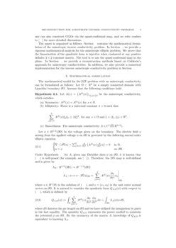 A Direct Reconstruction Algorithm For The Anisotropic Inverse