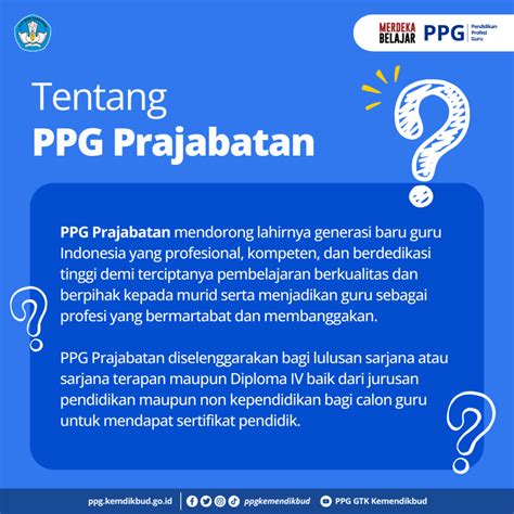 Pengumuman Pembukaan Ppg Prajabatan Tahun Ppg Universitas Pgri