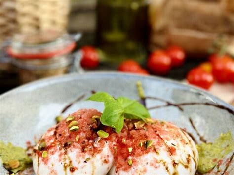 5 Minuten Sommer Vorspeise Geschredderte Tomate Mit Burrata Von