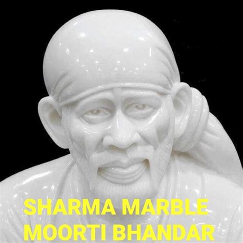 Plain Hindu White Marble Shirdi Sai Baba Statue Size To At Rs