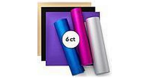 Cricut Permanent Shimmer Vinyl Multi Sampler Michaels Multicolor • Price