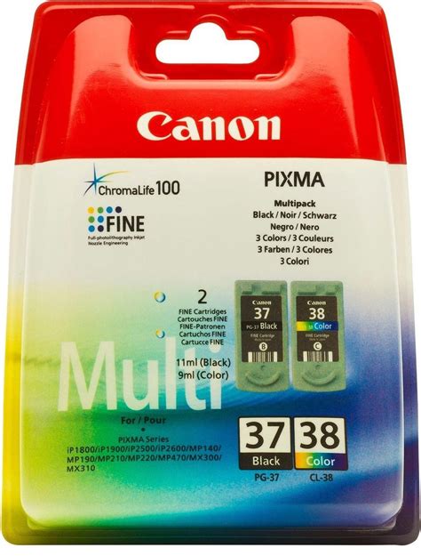 Canon Pg Cl Inktcartridge Zwart Kleur Bol