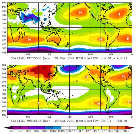 Subtropical Highs Meteo 3 Introductory Meteorology