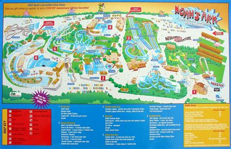 Noah S Ark Waterpark Map And Brochure 2024 2003