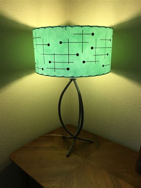 Made To Order Mid Century Vintage Style Fiberglass Lamp Shade Etsy