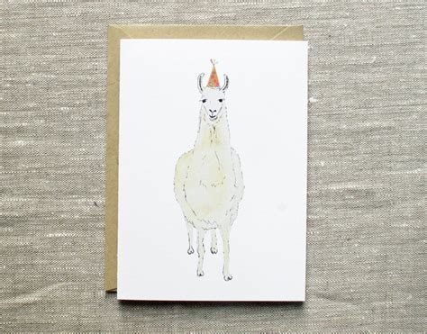 Lama Birthday Card süße Lama Gruß Card Baby Dusche Karte Neue Etsy