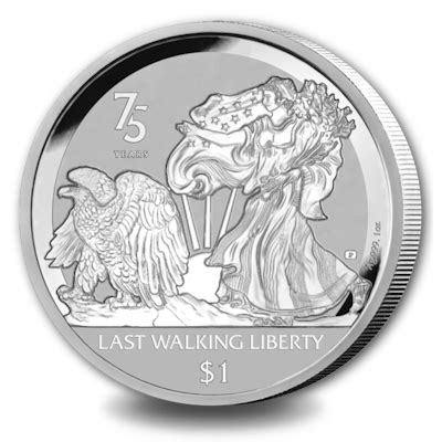 British Virgin Islands 1 Dollar 75 Jahre Walking Liberty Half Dollar