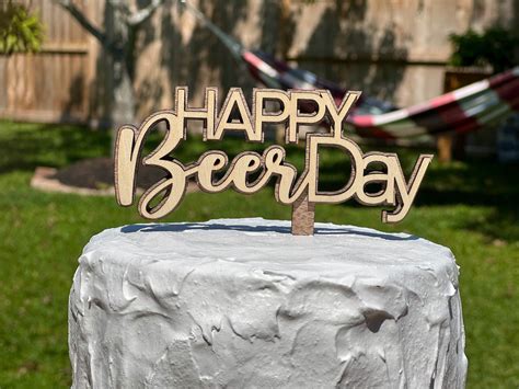 Happy Birthday Beer Cake