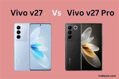 Vivo v27 Vs Vivo v27 Pro : Full Details (Specifications) » trakByte.Com