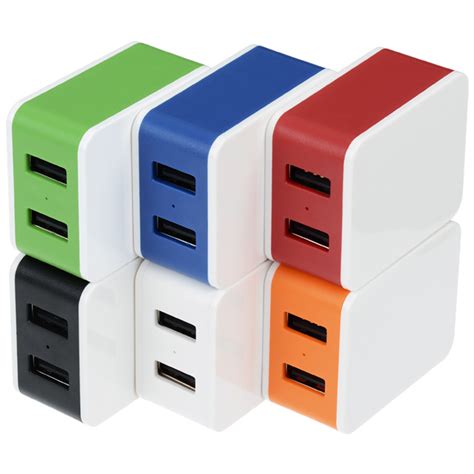 4imprint.com: 2 Port USB Folding Wall Charger 140564