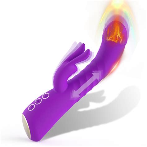 Esvow Female Sex Toys Thrusting Rabbit Vibrator For Women With 10