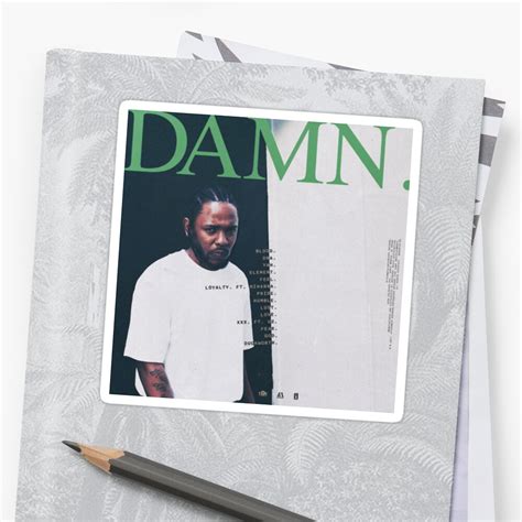 "Kendrick Lamar - Damn" Stickers by grayve | Redbubble