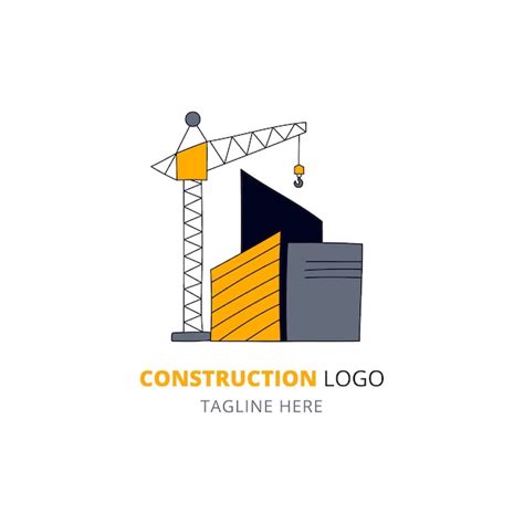 Modelo De Design De Logotipo De Empresa De Constru O Vetor Premium