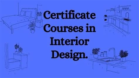 Certificate Courses in Interior Design in India [Top List]. | Jobopening