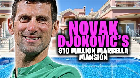 Inside Novak Djokovic S 10 Million Dollar Marbella Mansion YouTube