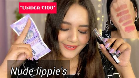 Top Nude Lipstick Under Affordable Nude Lipstick S Youtube