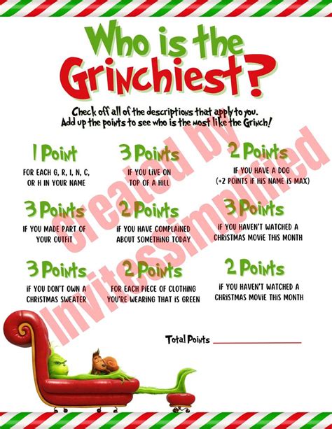 Grinch Game, Grinchmas Games, Christmas Party Games, How the Grinch ...