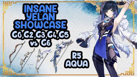 C0 Vs C6 Yelan And R5 Aqua Simulacra Showcase F2p Vs Whale Artifacts