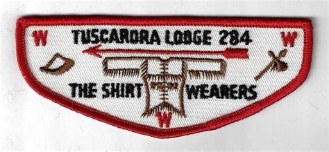 Oa Tuscarora The Shirt Wearers Flap Red Bdr Niagara Frontier