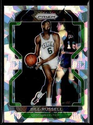 2021 22 Panini Prizm CRACKED ICE Bill Russell Boston Celtics 254 EBay