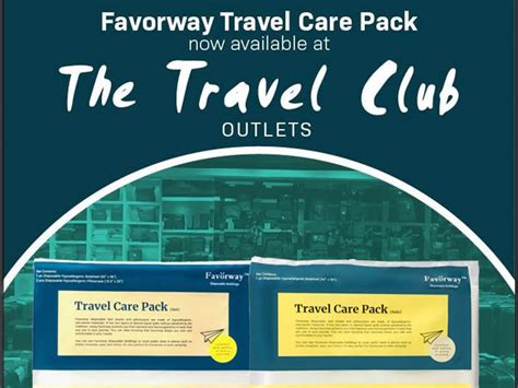 Favorway Travel Care Pack Now Available In Travel Club Favorway