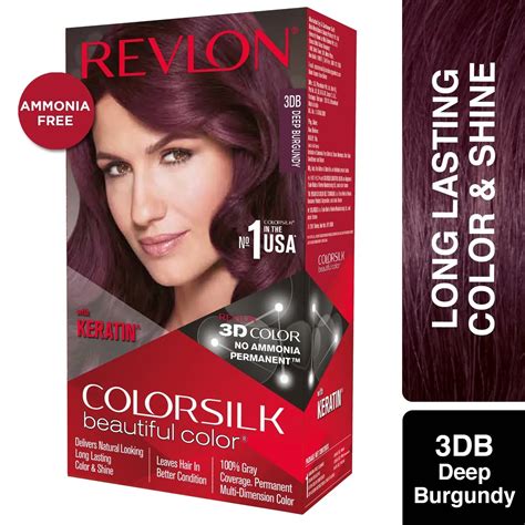 Buy Revlon Colorsilk Hair Color - 3DB Deep Burgundy (91.8ml) Online at ...