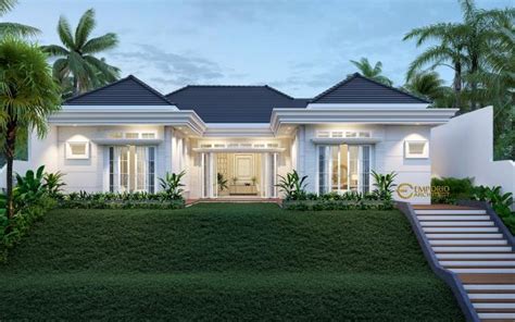 Desain Rumah Style Classic Tropis Urutan Luas Bangunan Terendah Hal