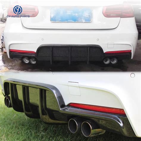 Bmw F30 Rear Bumper Diffuser Carbon Fiber Mp Style Rear Diffuser Lip For Bmw 3 Series F30 Buy