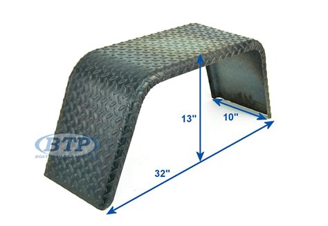 Aluminum Diamond Plate Boat Trailer Fender Single X 24 X