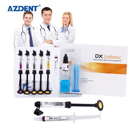 Dx Esthetic Dental Anterior Light Cure Composite Etching Adhesive Kit China Anterior Light