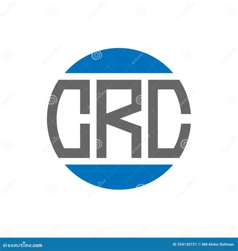 Crc Letter Logo Design On White Background Crc Creative Initials