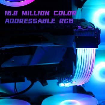 Custom White RGB PSU Cables With ARGB GPU Power Algeria 50 OFF