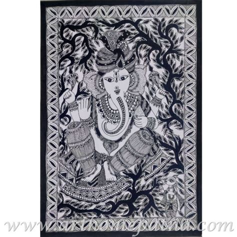 Popular Size Madhubani Painting Wall Hanging Art Home