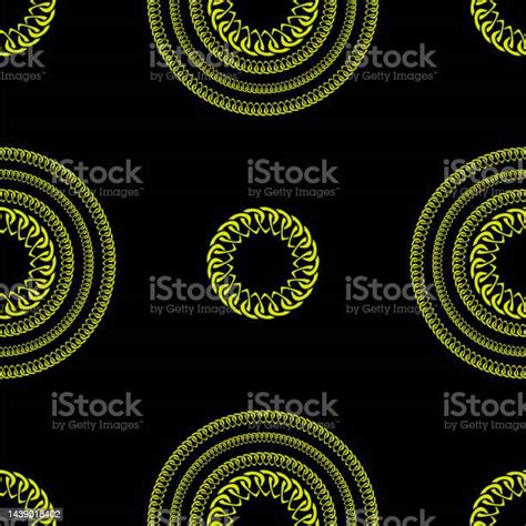 Gold Seamless Pattern With Hand Drawn Chain Perfect For Wallpapers Web