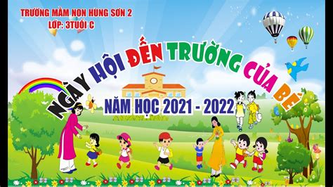 Hình ảnh Ngày Hội đến Trường File Bạt Corel Pds Ai Cdr Youtube