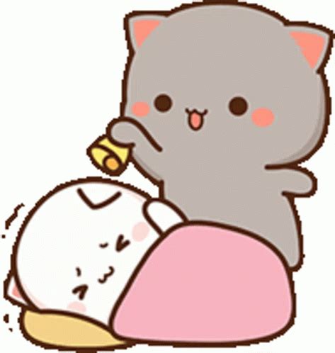 Peach Goma Peach And Goma Sticker Peach Goma Peach And Goma Peach Cat