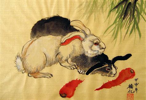 Chinese Rabbit Paintings