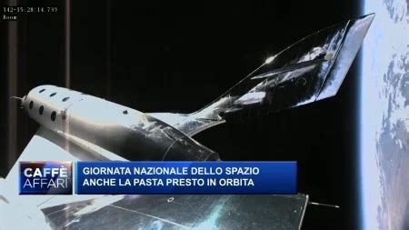 Giornata nazionale dello spazio lItalia manderà la pasta in orbita