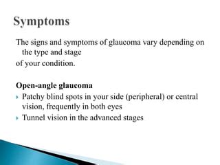 Glaucoma | PPT | Free Download